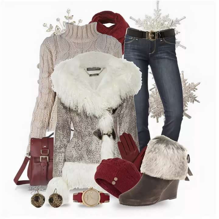 Красивая одежда зимой