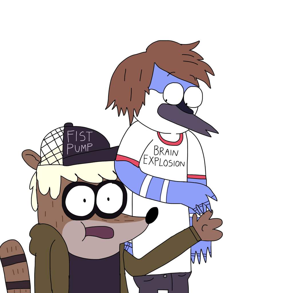 high-school-mordecai-and-rigby-cartoon-amino