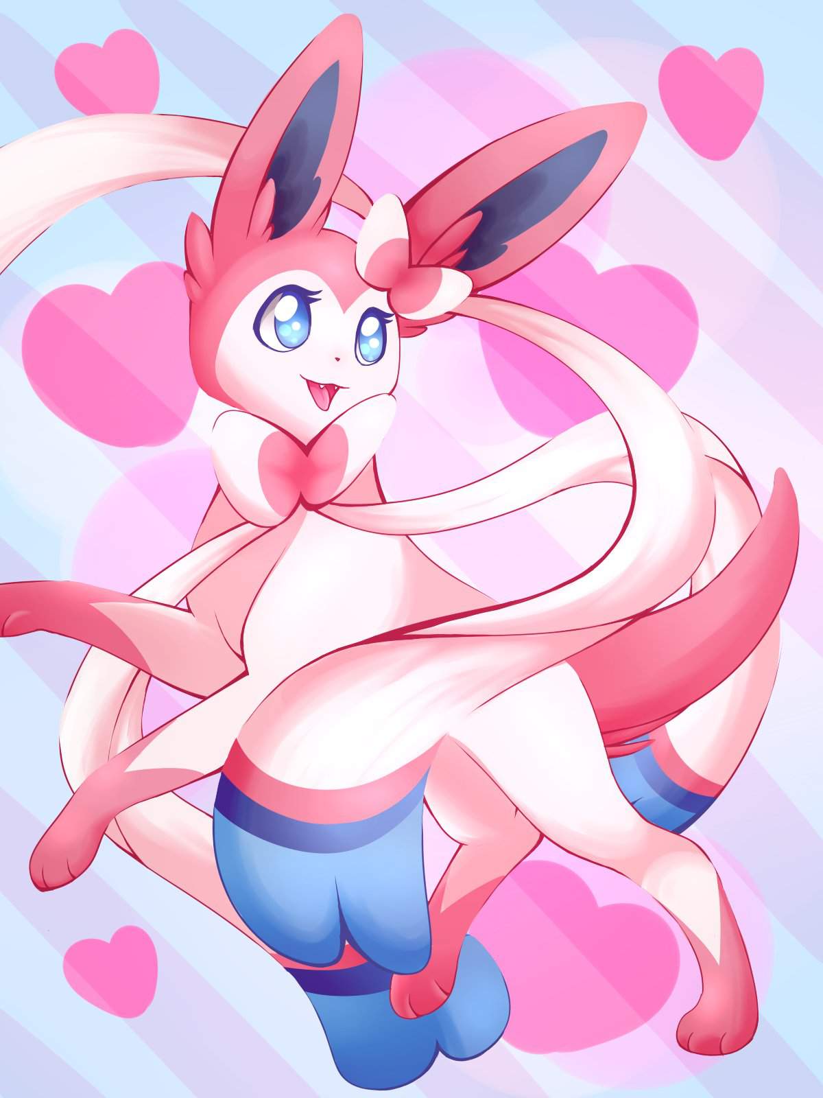 Pokemon sylveon. Sylveon. Pokémon сильвеон. Покемон сильвеон арты.