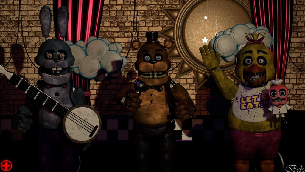 [SFM] FNAF PLUS Art + VHS Overlay | Five Nights At Freddy's Amino