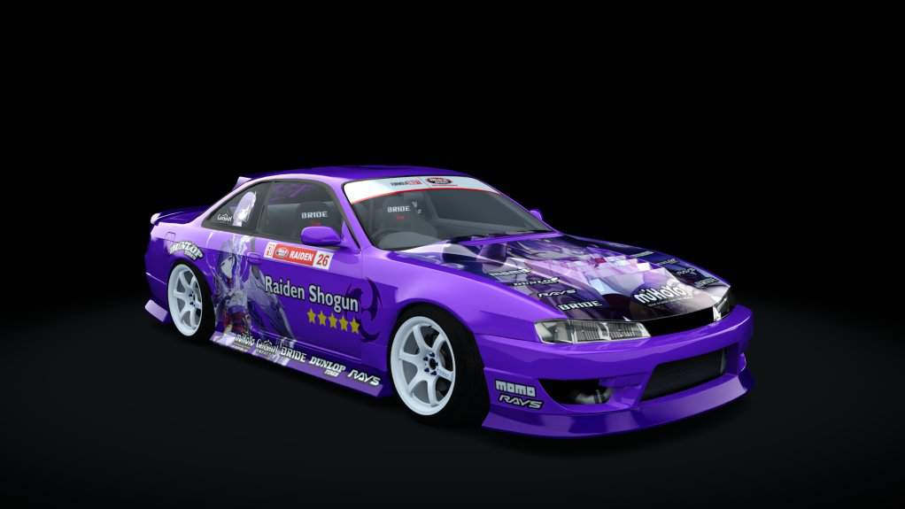 Raiden Shogun Itasha in Assetto Corsa | Genshin Impact Amino