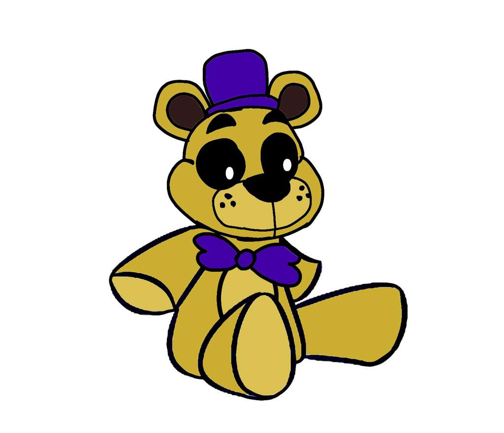 🟡🧸Dibujo de Fredbear Plush🧸🟡 | FNaF Amino [ Español ] Amino