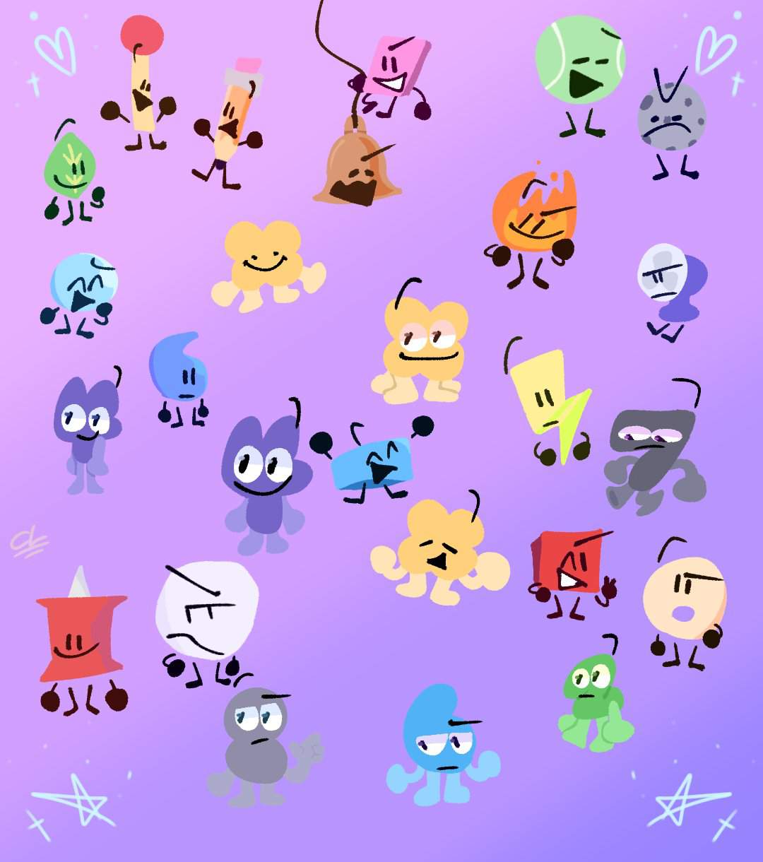 Bfb-tpot characters [BFB-TPOT] | Object Shows Amino