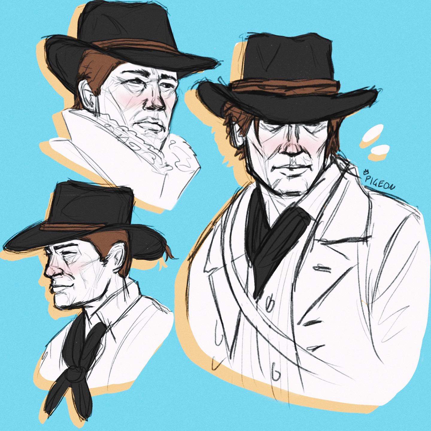 Arthur Morgan sketches ️ | Art Amino