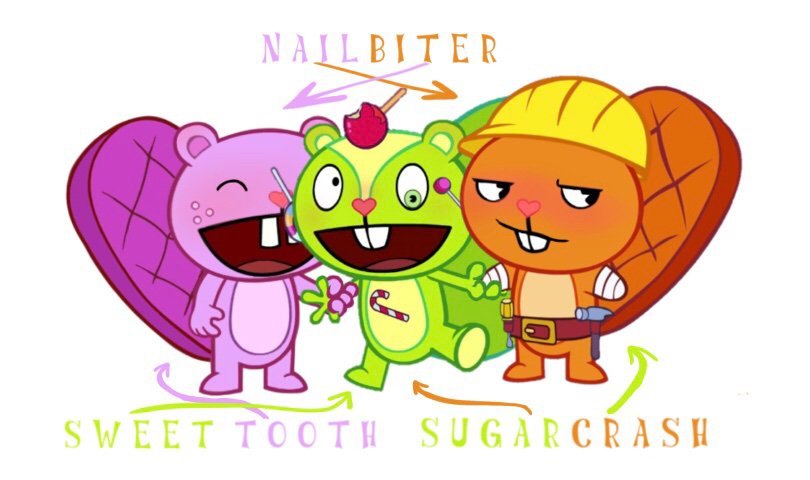 Toothy X Nutty X Handy Appreciation Post!!1! | Happy Tree Friends Amino