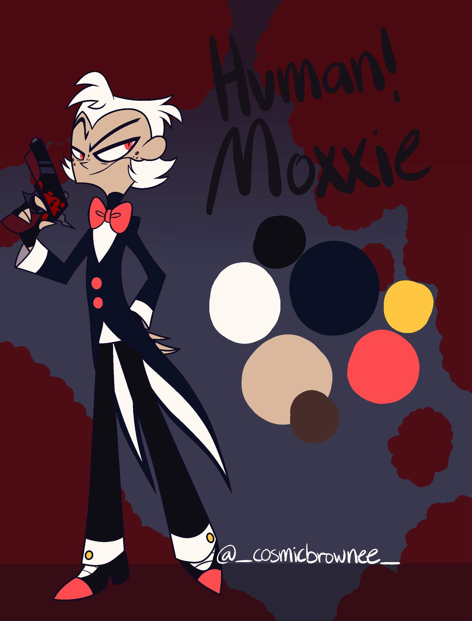 Human Disguise Moxxie and Millie! | Hazbin Hotel (official) Amino