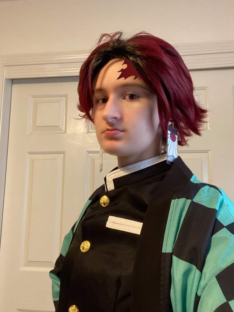 Tanjiro cosplay selfie + face reveal I guess?? ( selfie ) | Demon ...