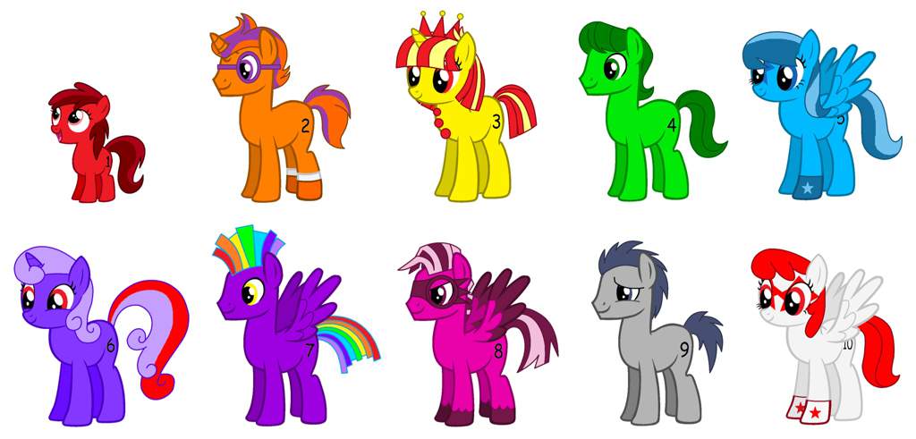 Not My Picture But The Numberblocks In MLP Style | ♡Official ...