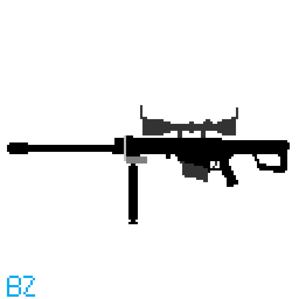 Barrett M82 .50 Caliber Rifle Pixel Art | Battlefield Amino Amino