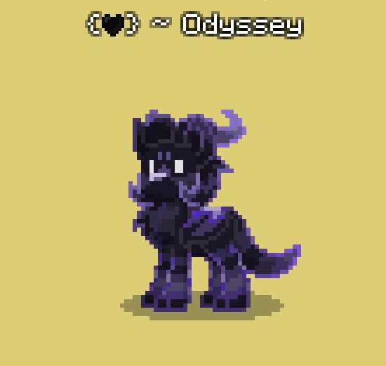 Void dog oc | Pony Town Amino