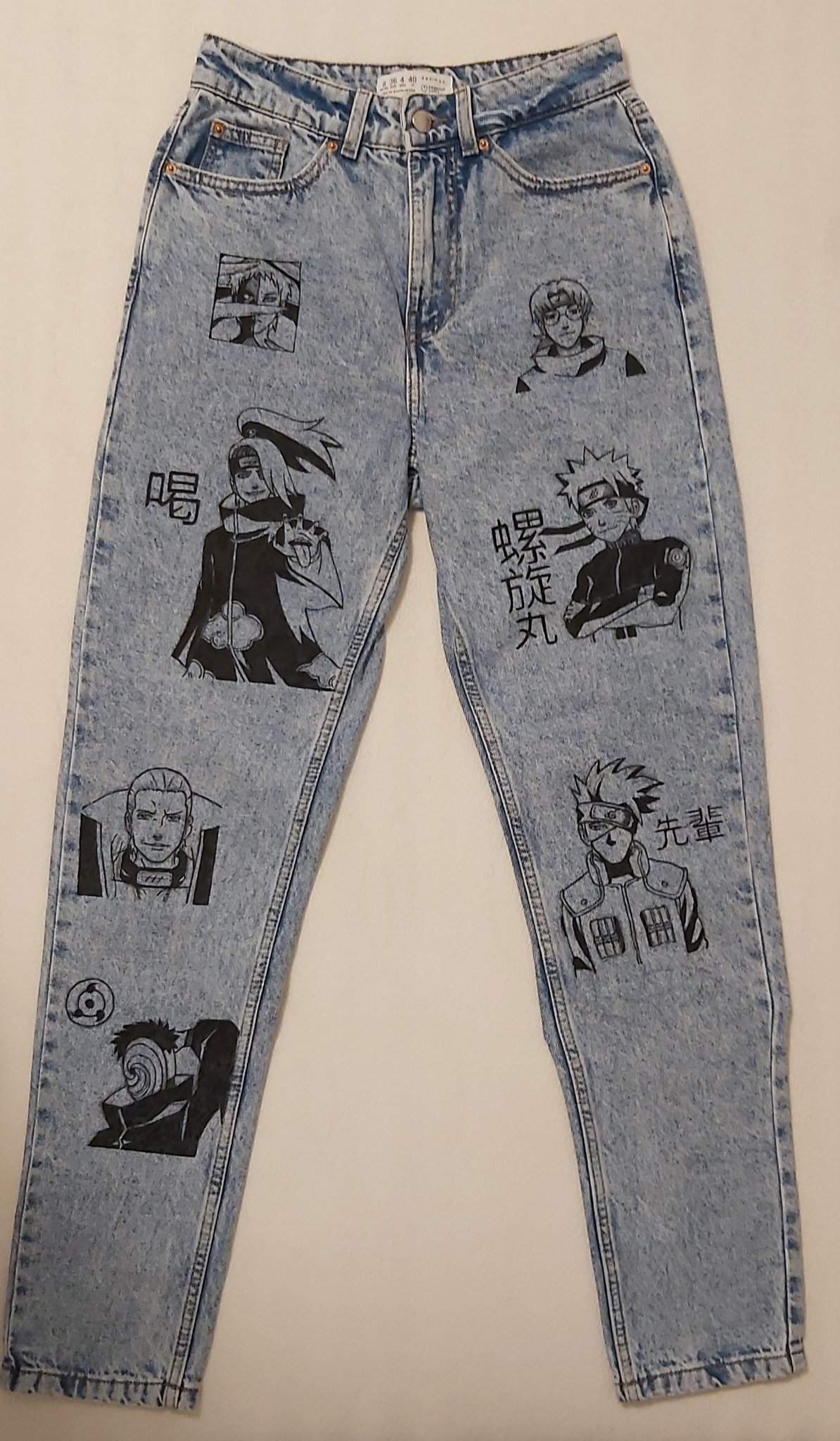 DIY Naruto jeans, FINISHED | Naruto Amino