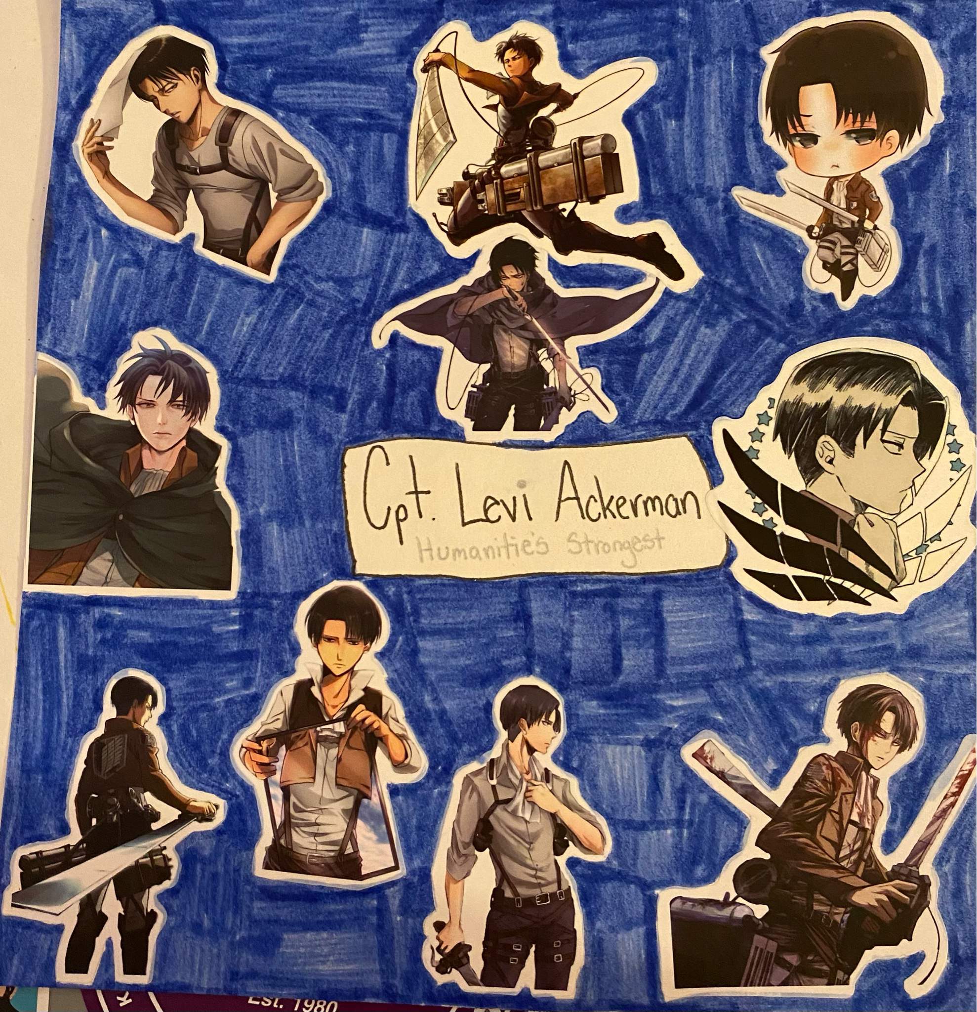 Finished my Levi collage | Anime Amino