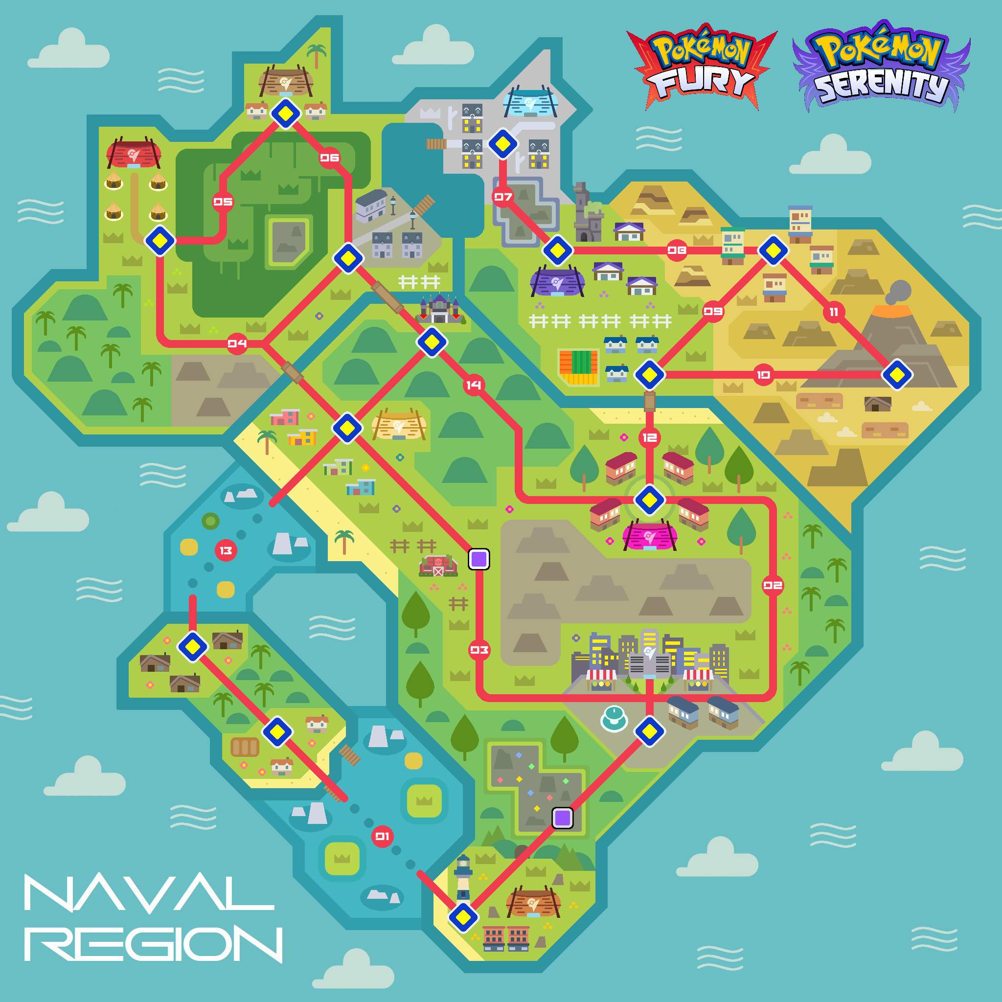 Naval Region Map Commission | .Fakemon. Amino