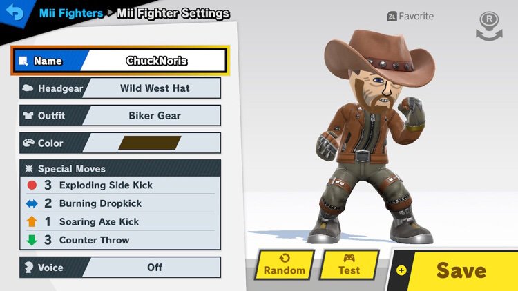 Mii Fighter Monday's- Chuck Norris | Smash Ultimate Amino