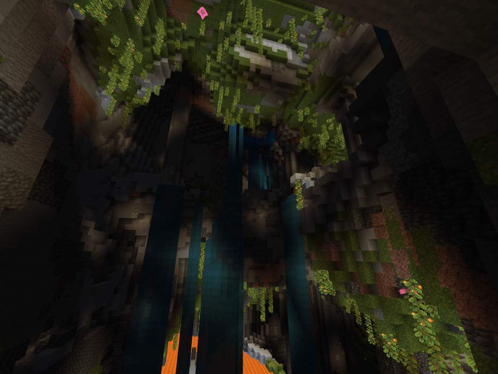 •🌿 Lush Caves - Experimental Game Screenshots 🌿• | Minecraft Amino