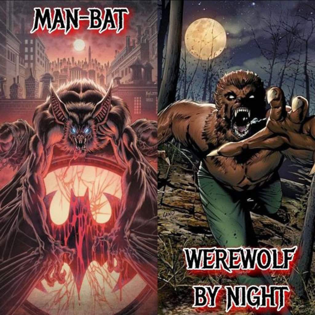 Man-Bat Vs Werewolf By Night | DC Entertainment Amino