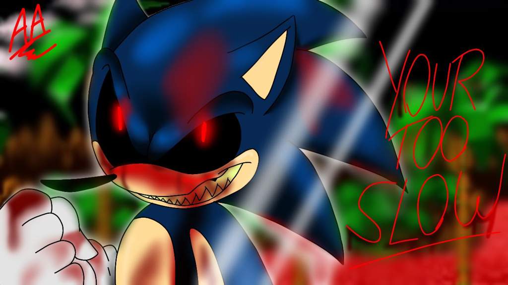 Sonic.EXE fanart for Halloween | Sonic the Hedgehog! Amino