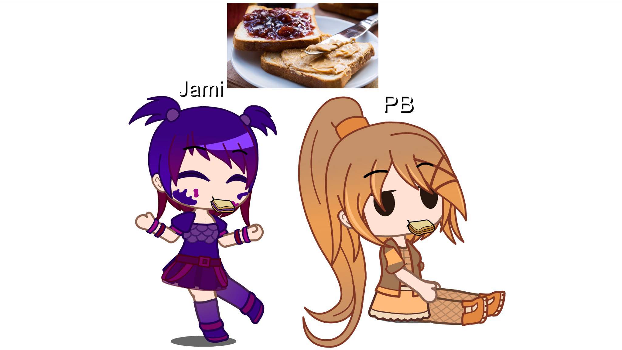 Gacha Food Designs #1: PB&Jami | Gacha-Life Amino