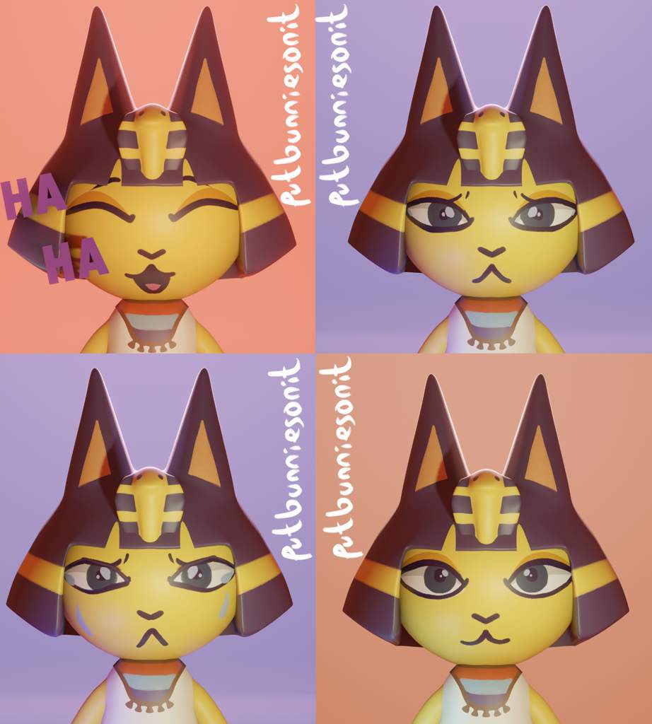 Ankha Model Animal Crossing New Horizons Amino
