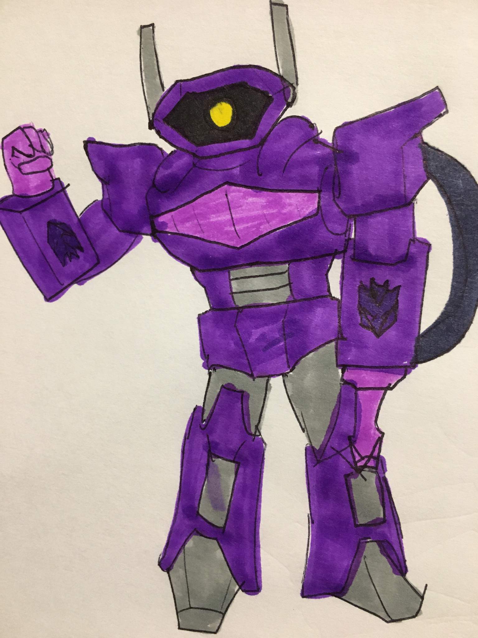 One eyed purple people eater | Transformers Amino