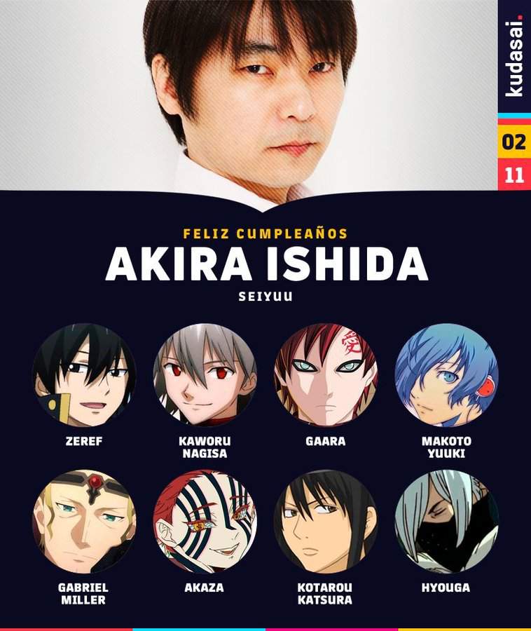 Felicidades Akira Ishida | •Anime• Amino