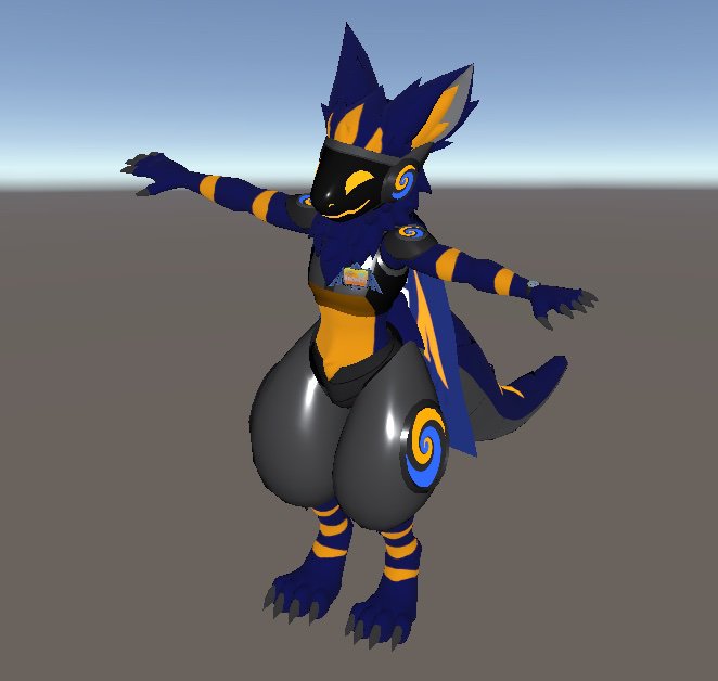 VRChat Avatar ready for Furality | Primagen/Protogen Amino Amino