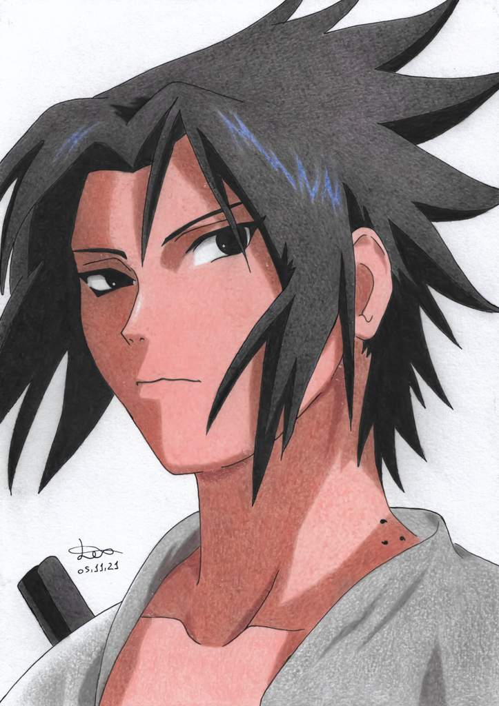 Desenho sasuke Uchiha, anime feito a lápis de cor Esse foi um dos meus  primeiros contatos com lápis de cor. | °Desenhistas Do Amino° Amino