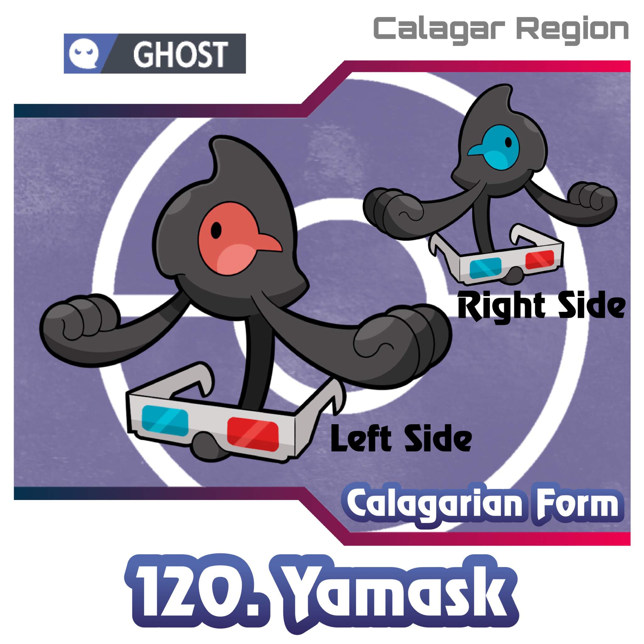 Yamask Regional Variant and Evolution | .Fakemon. Amino