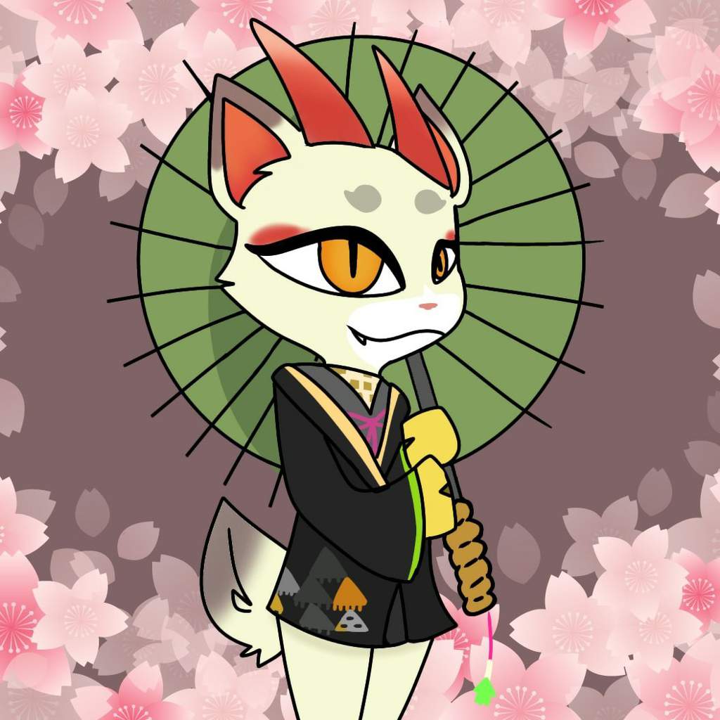 Shino in Marie's kimono | Animal Crossing New Horizons Amino