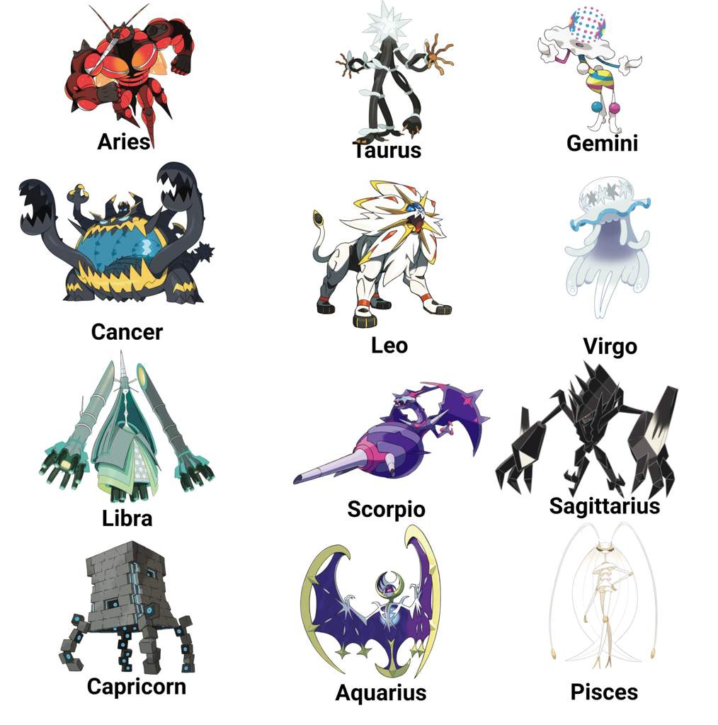 Ultra beast Zodiac signs. | Pokémon Amino