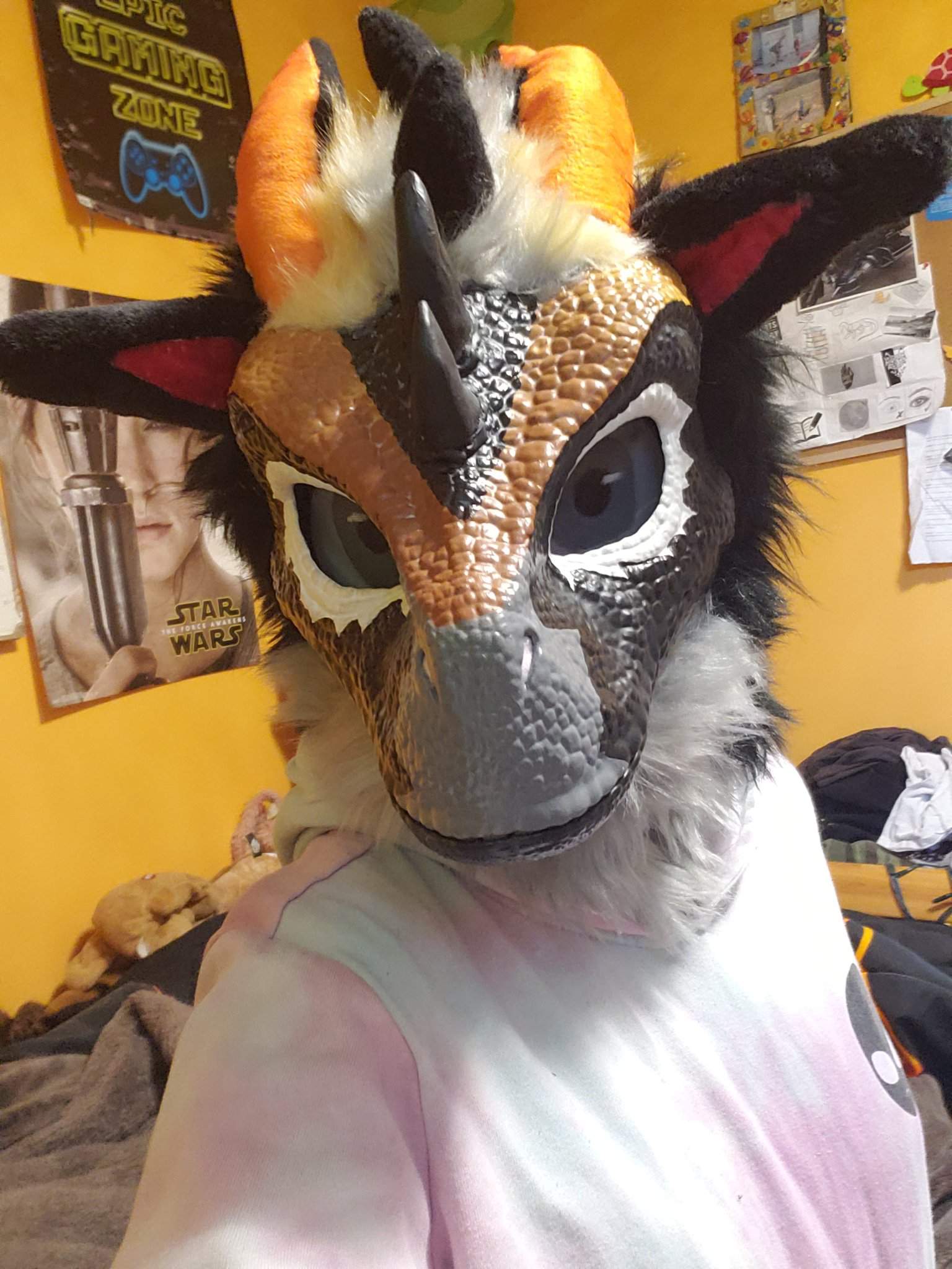 Taking fursuit head, dino mask, tail and paw commissions! | Wings Of ...