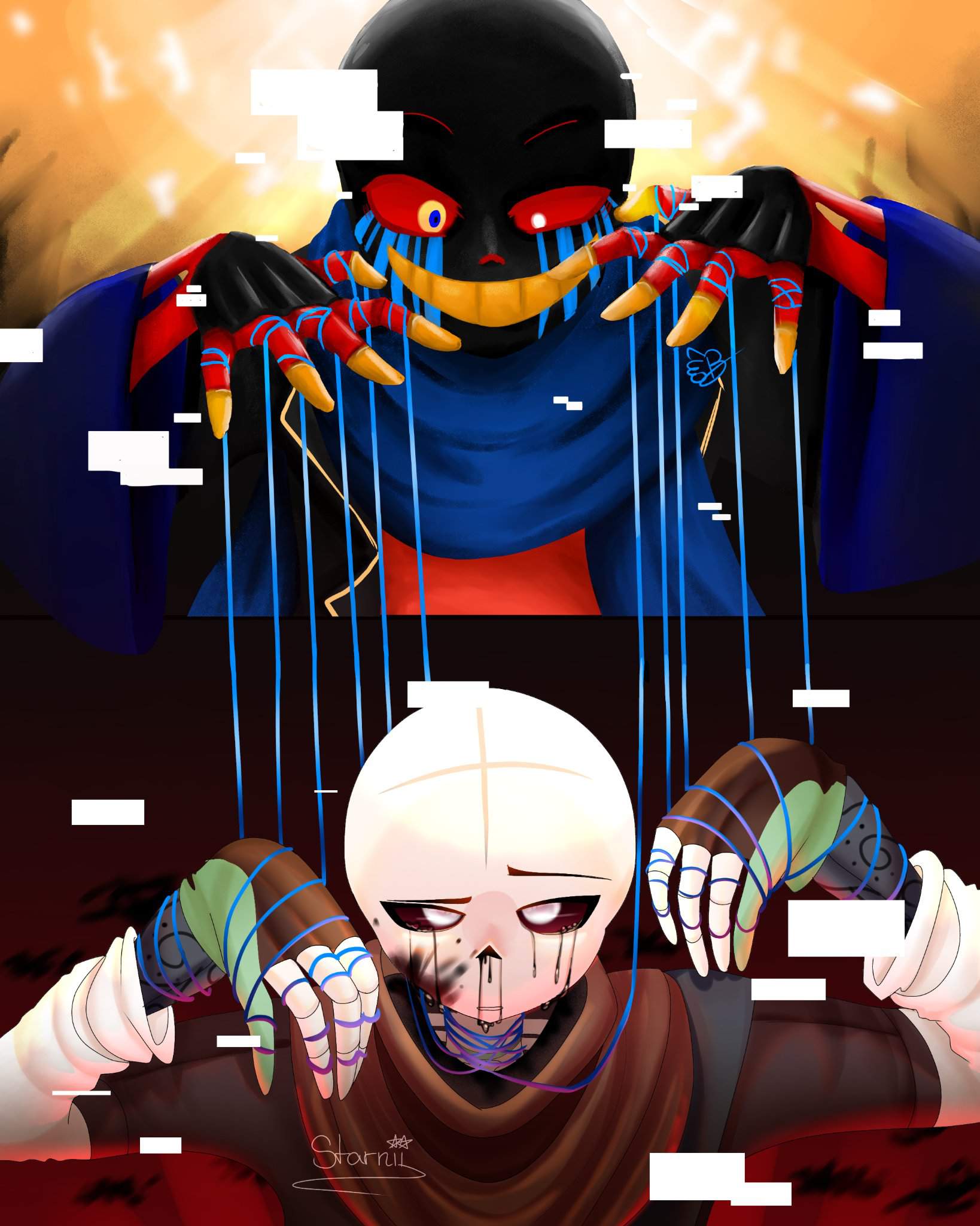 Under control [REDRAW COLLAB] | Undertale AUs Amino