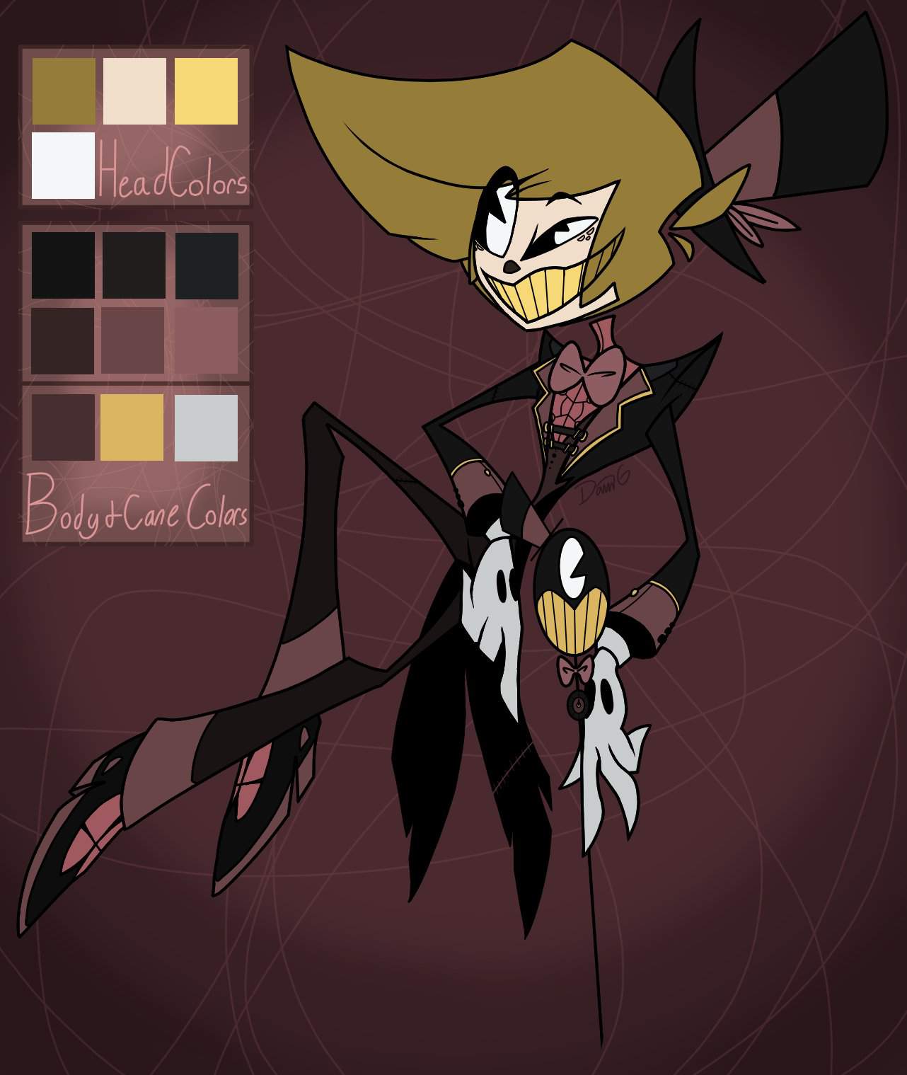 Damine (Polished Redesign) | Hazbin Hotel (official) Amino