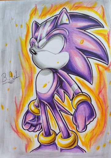 Un Dibujito de Ultra sonic the movie ( creado originalmente por Grunty