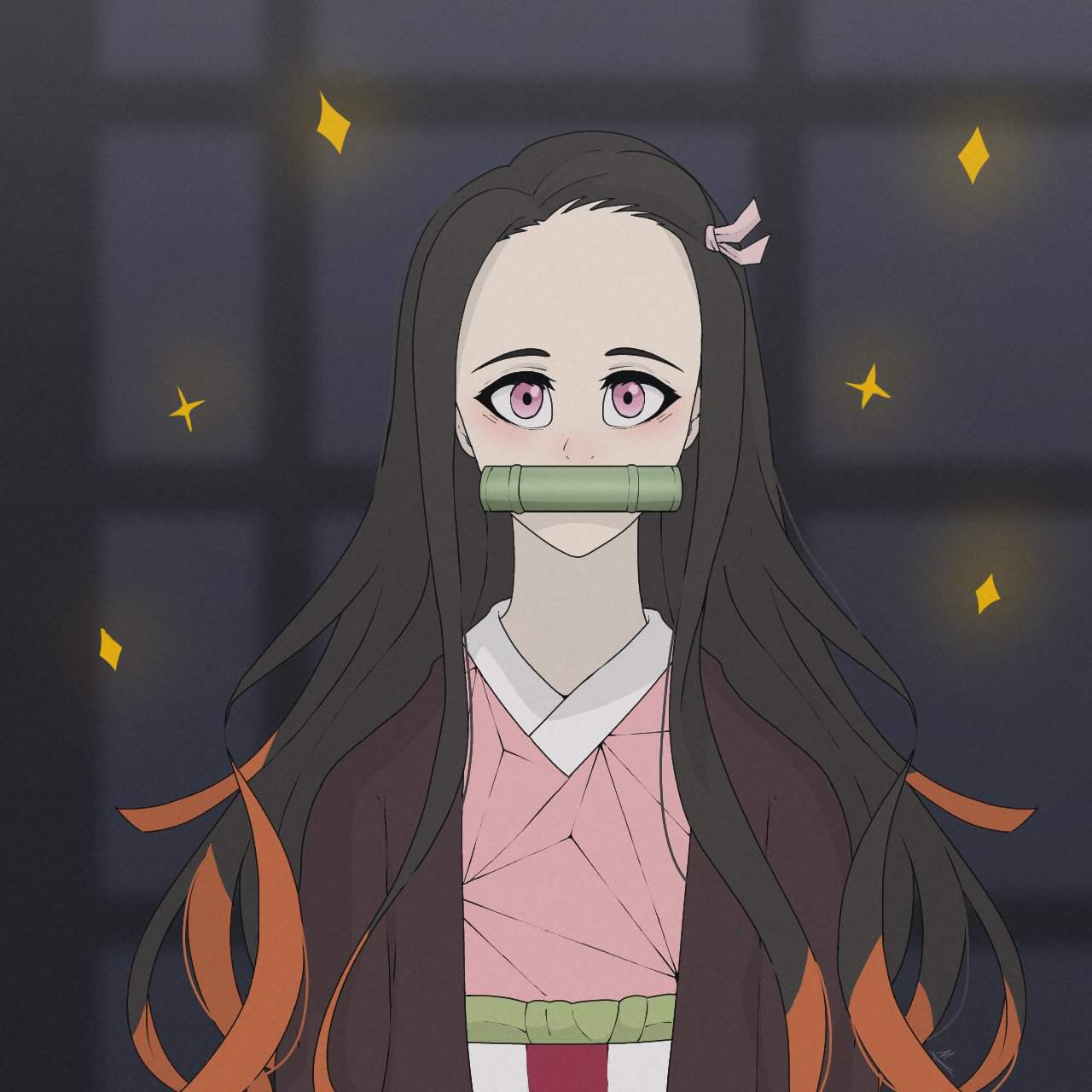 👹Nezuko Kamado👹 [fanart] | Violeta Fox BR - Amino™ Amino