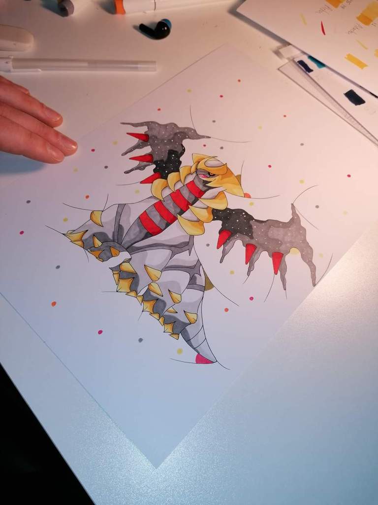 Giratina 🔥👈 Perfekt coloring Paper A4 🤩🤩🤩 | Pokémon Amino