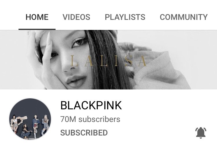 BLACKPINK hits 70million subscribers on Youtube *ctto* 🖤💗 | BLINK (블링크 ...