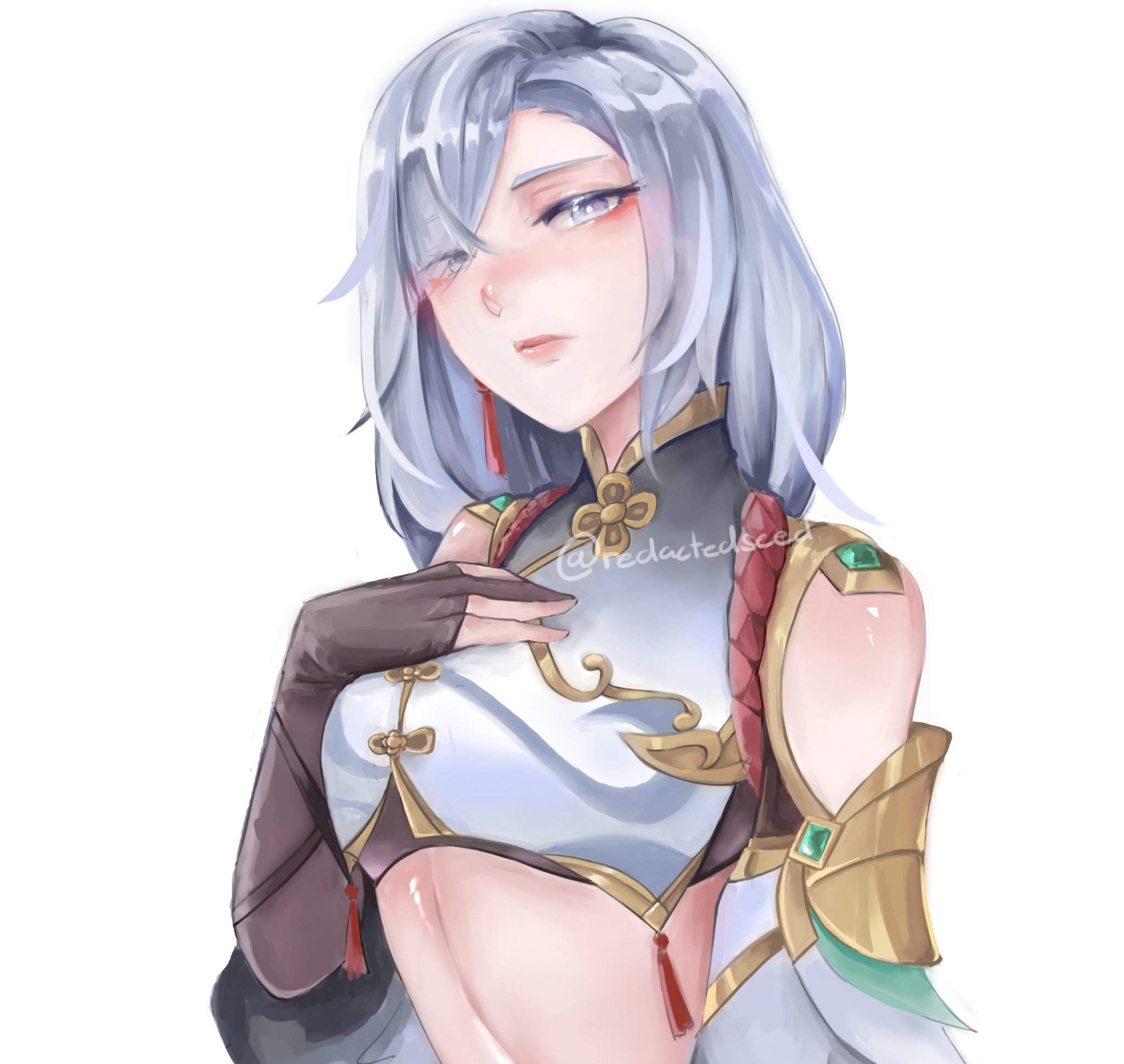 Shenhe Fanart [Commissions Open] | Genshin Impact Amino