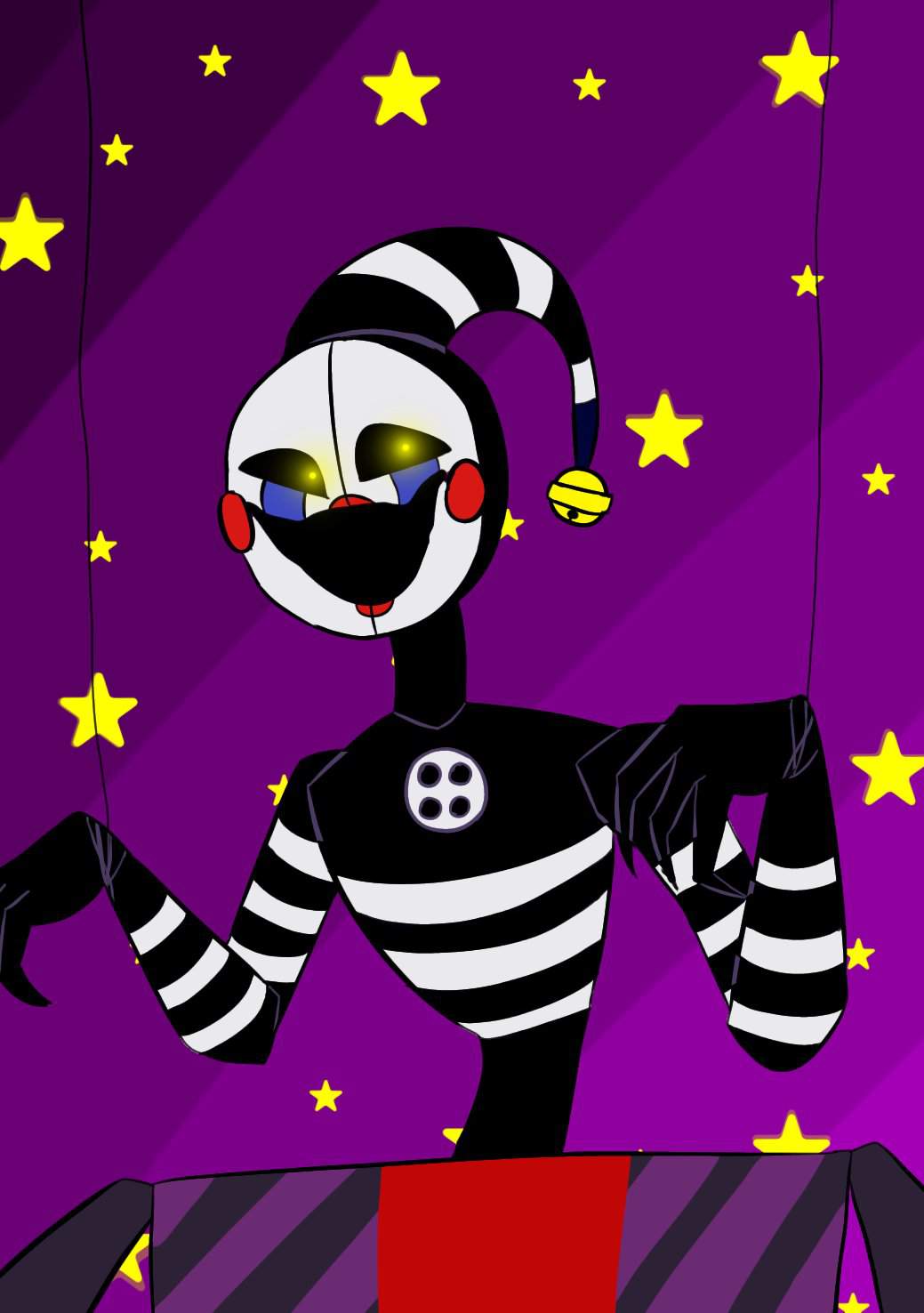 Fnaf fanart de security puppet ⭐ | FNaF Amino [ Español ] Amino