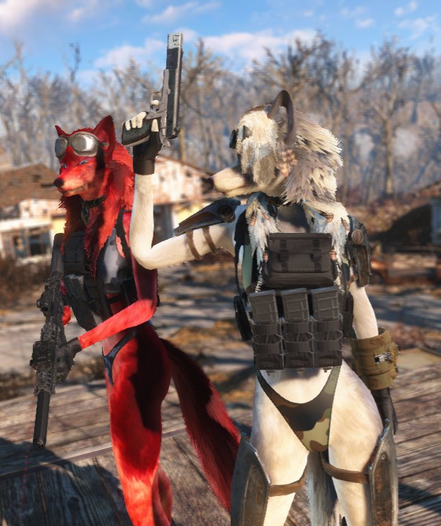 Fallout 4 but there's a lot of furry degeneracy goin on. Furry Amino