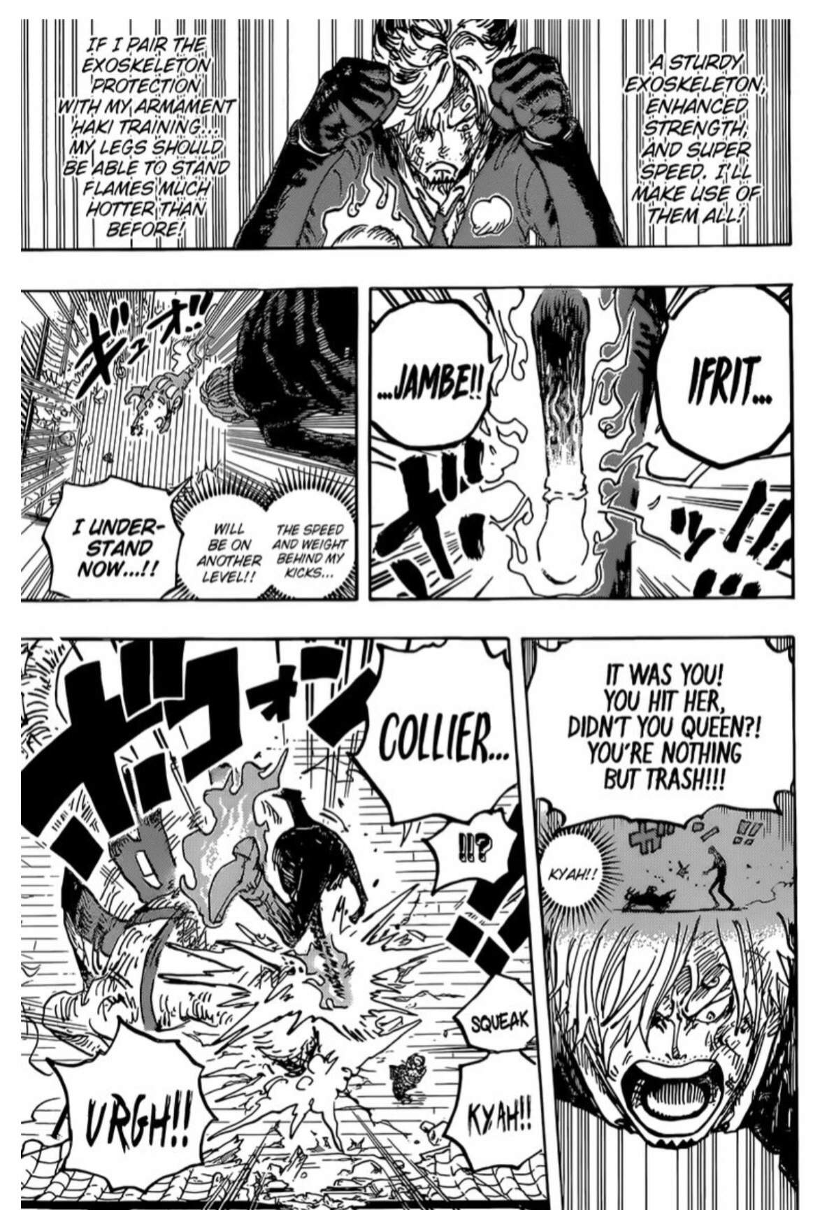 Chapter 1034 spoilers ️ ️ ️ Did Sanji use future sight?👇🏻 | One Piece Amino