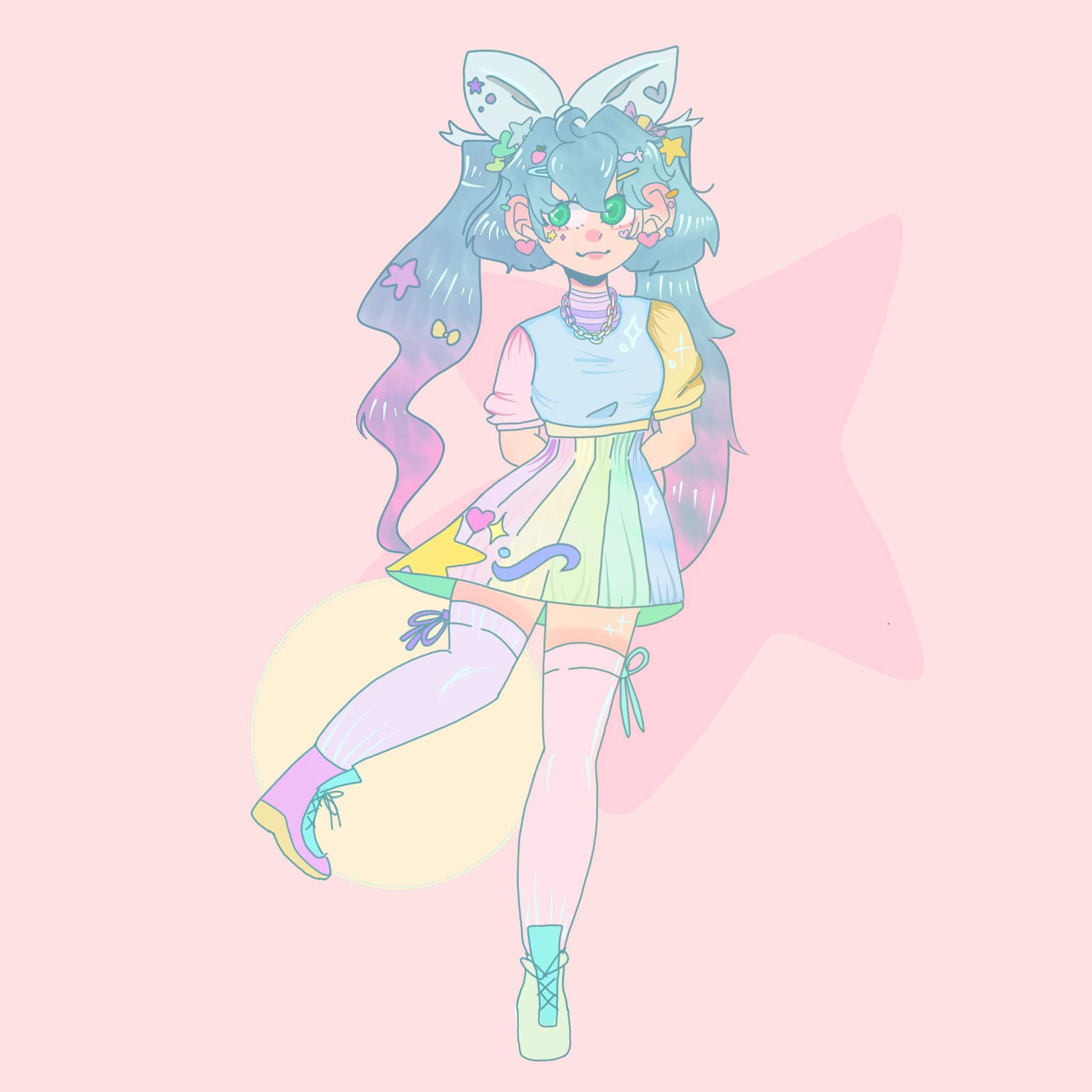 I’m doing a series of Japanese street fashion vocaloids! Here’s fairy ...