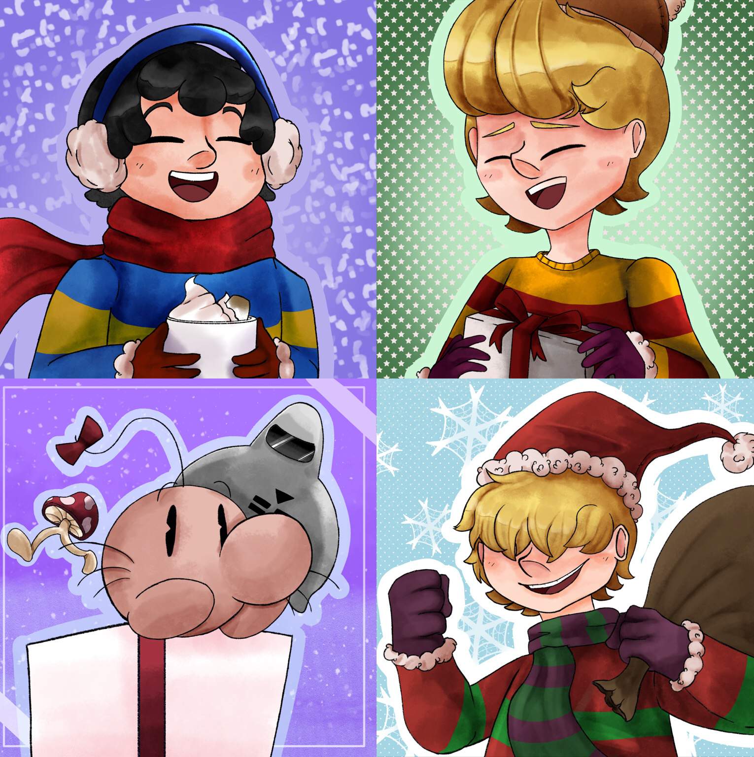 Earthbound Christmas icons | EarthBound Amino