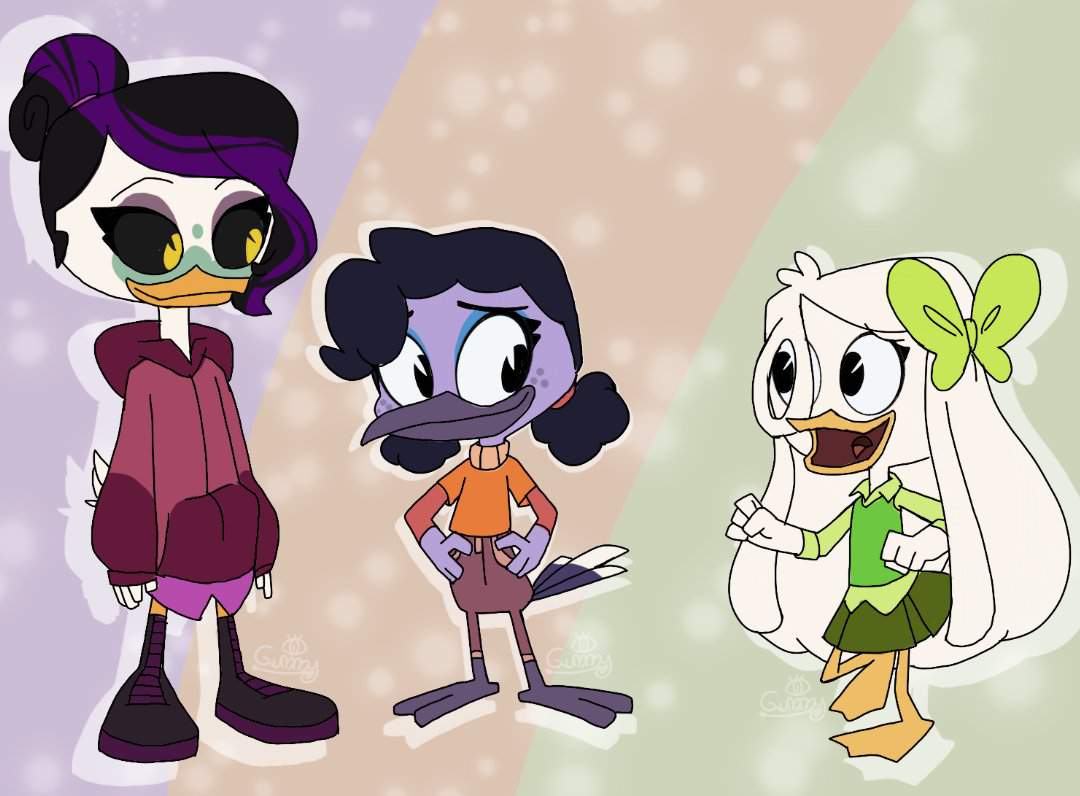 Gamma, Azul and Lethia | Duck-Tales Amino