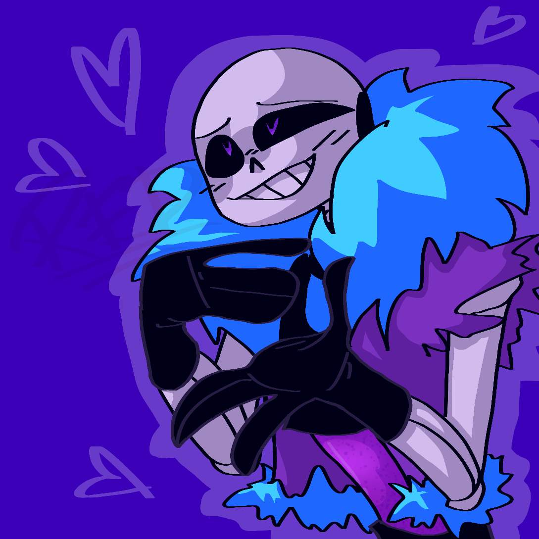 lust sans fanart :3 | •Undertale Amino