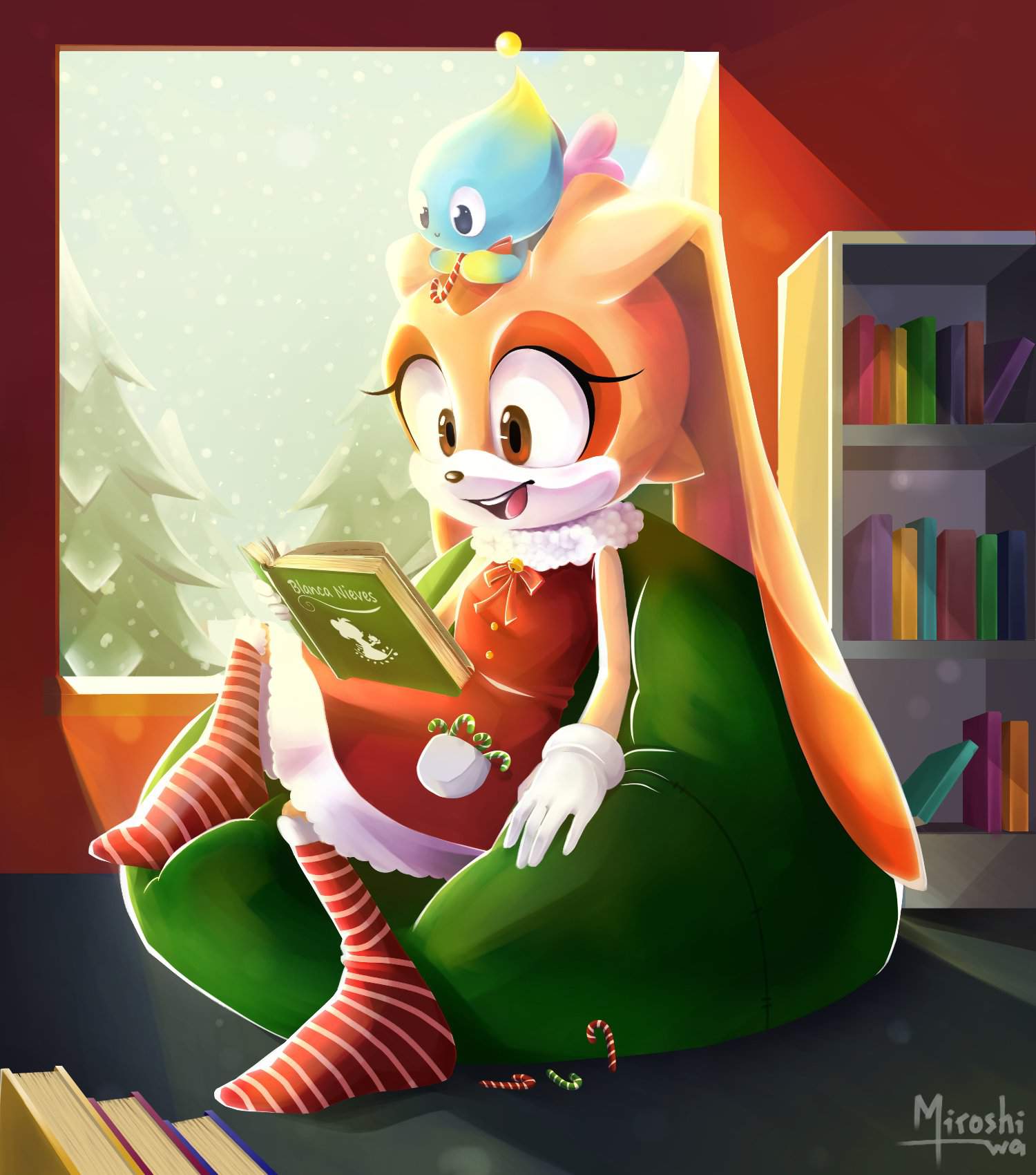 Cream the rabbit - Christmas fanart | Sonic the Hedgehog! Amino