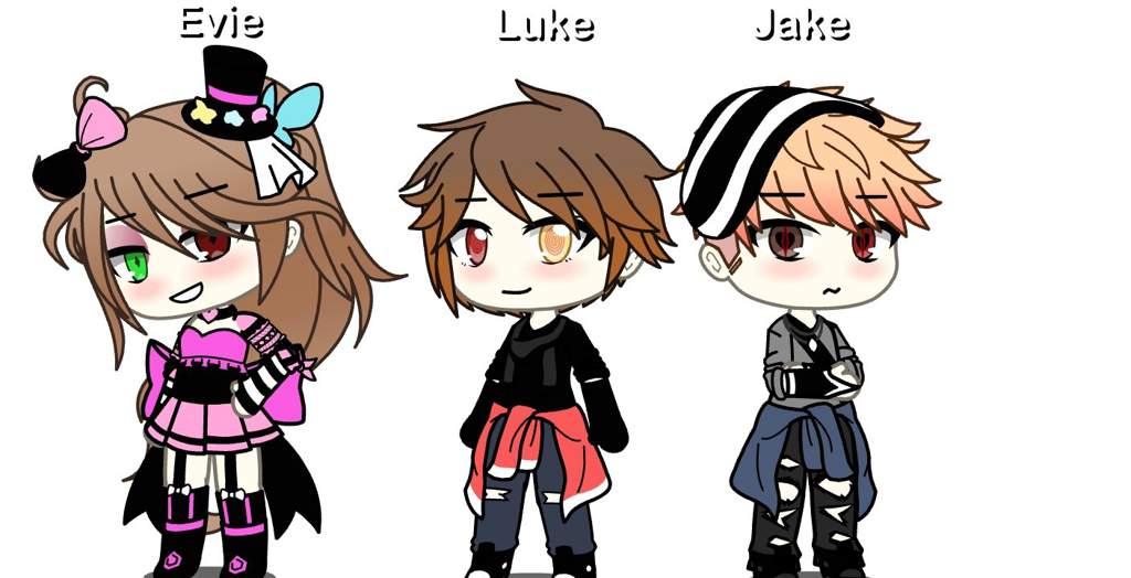 Decided to add Luke and Jake (TMF) and Evie (OC) to the GLMV | LunarSun ...