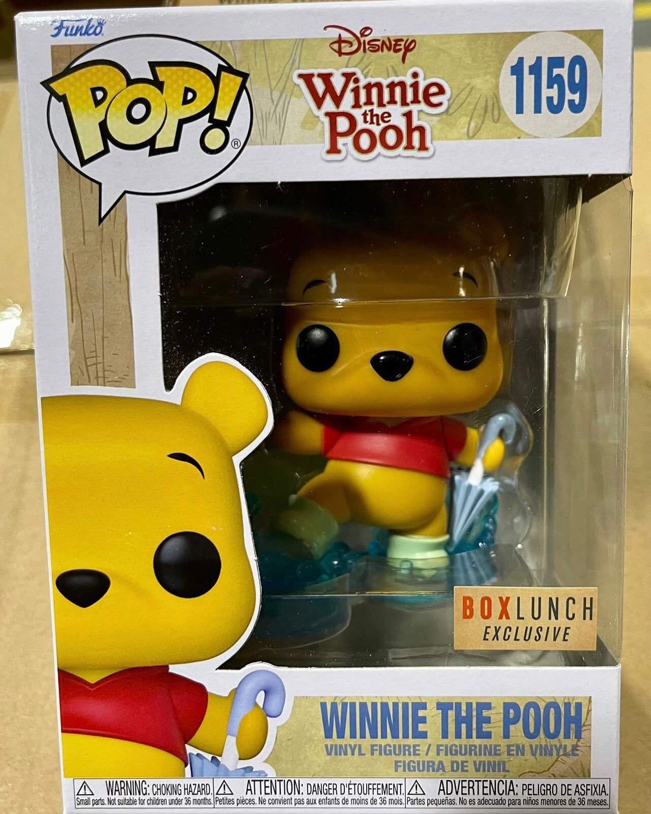 BoxLunch Exclusive Winnie the Pooh in the Rain Funko Pop Revealed ...