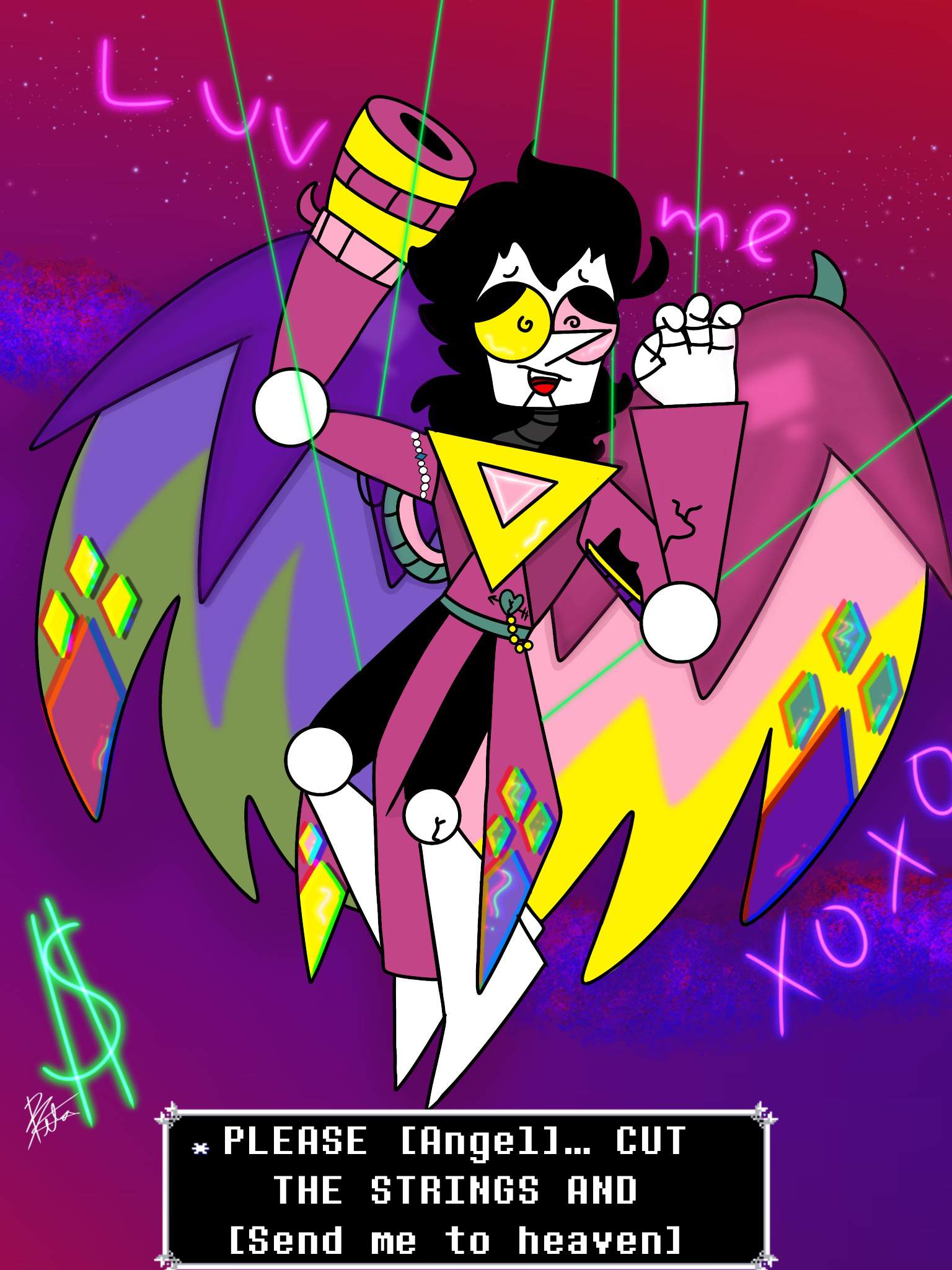 you’ll free me, right [Angel]? | Deltarune. Amino