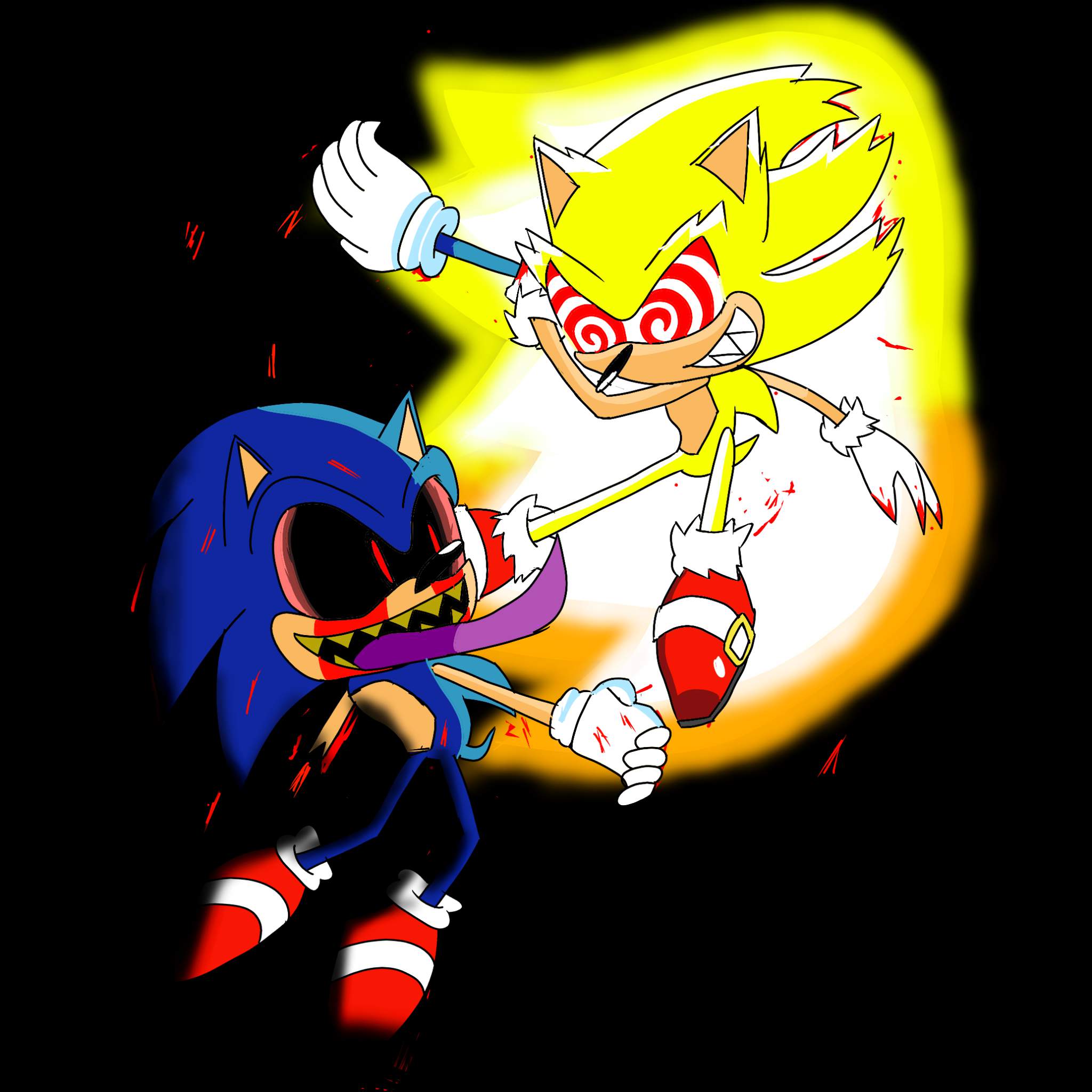 Fleetway vs Sonic.exe | Sonic the Hedgehog! Amino